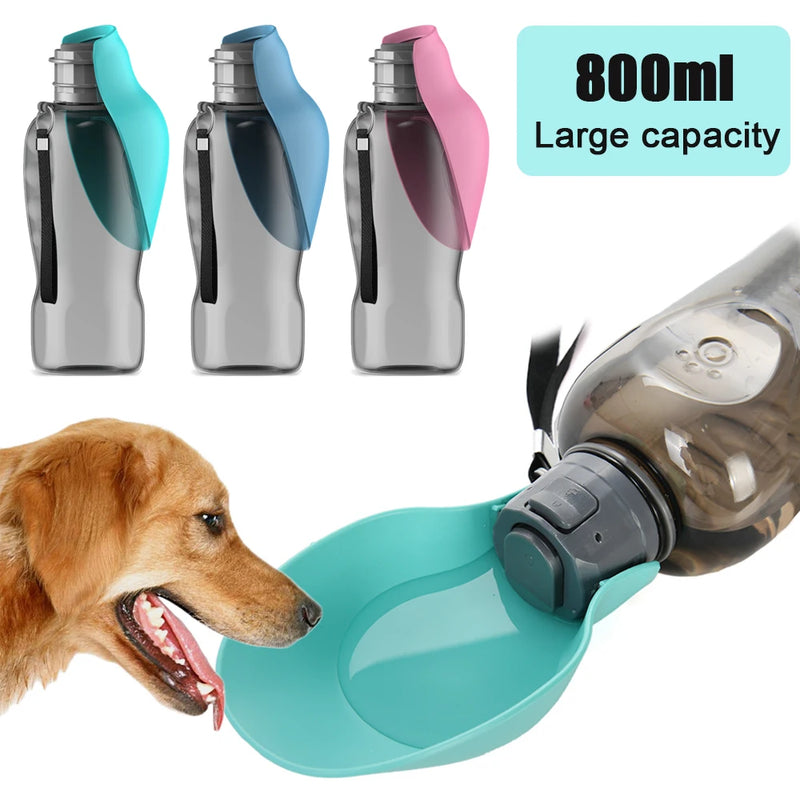Garrafa de água portátil para cães de pequeno e grande porte, tigela para filhotes, bebedouro para gatos, Labrodor Yorkshire, suprimentos para animais de estimação