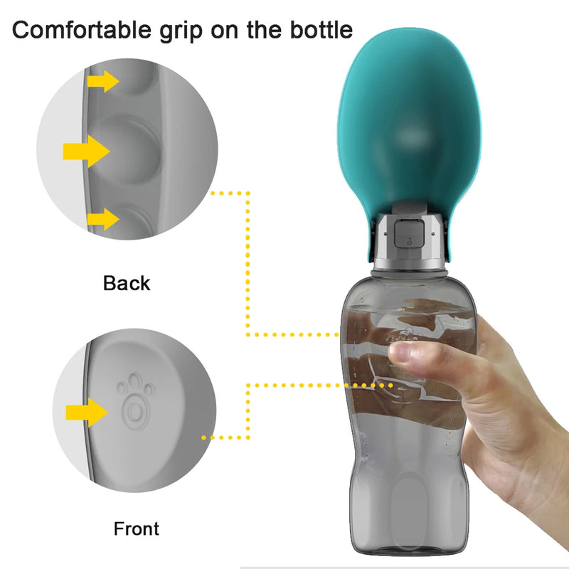 Garrafa de água portátil para cães de pequeno e grande porte, tigela para filhotes, bebedouro para gatos, Labrodor Yorkshire, suprimentos para animais de estimação
