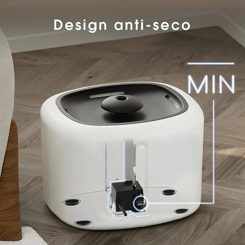 Smart Water Dispenser For Pets, Circulating Water, Safe and Silent, 2,5 L With Light